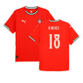 Portugal Ruben Neves 18 Home Soccer Jersey 2025/26