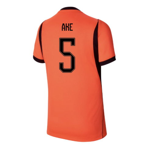 Netherlands Nathan Ake 5 Home Soccer Jersey World Cup 2026