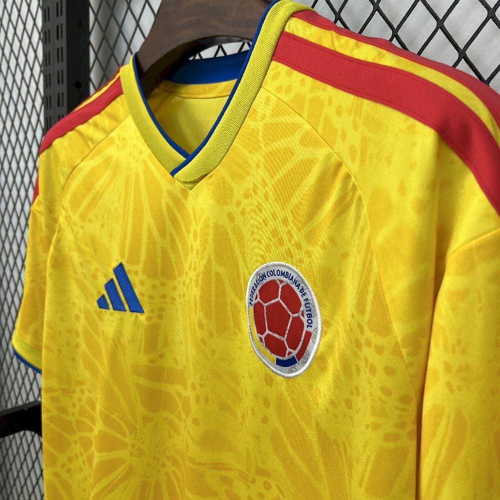 Colombia Jhon Arias 11 Home Soccer Jersey World Cup 2026