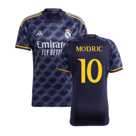 Real Madrid Luka Modric 10 Away Soccer Jersey 2023/24