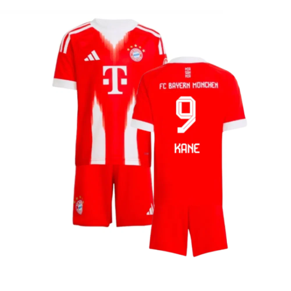 Bayern Munich Harry Kane 9 Kids Home Soccer Jersey 2025-2026