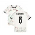 Portugal Bruno Fernandes 8 Away Soccer Jersey 2025/26