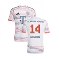 Bayern Munich Luis Díaz 14 Away Soccer Jersey 2025-2026