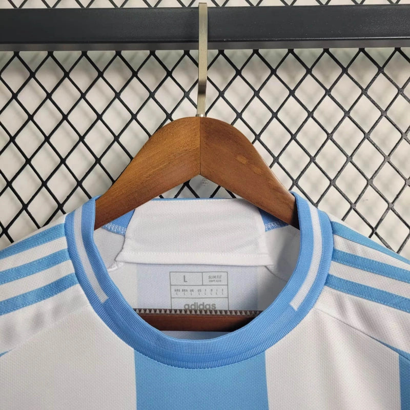 Argentina Enzo Fernandez 24 Home Soccer Jersey 2024/25