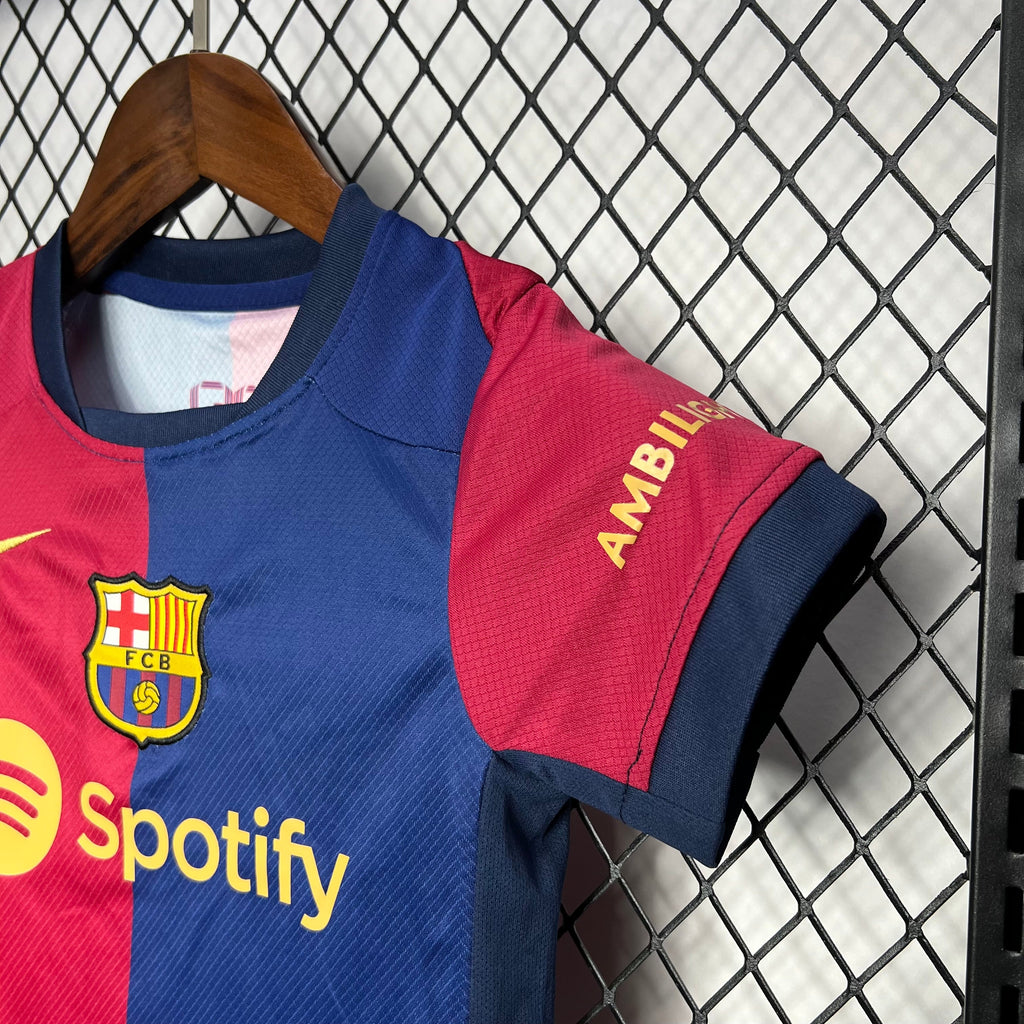 FC Barcelona Pedri 8 Kids Home Soccer Jersey 2024/25