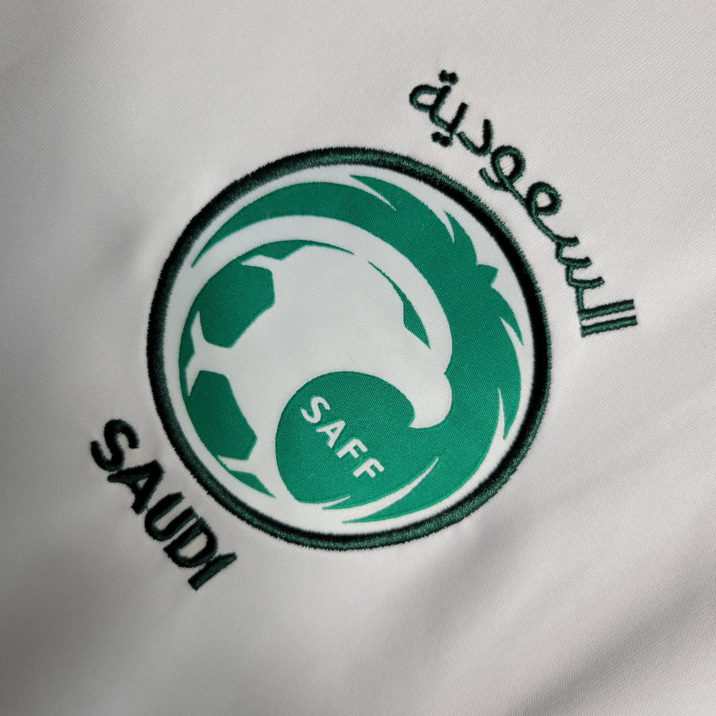 Saudi Arabia Away Soccer Jersey 2023/24 - White