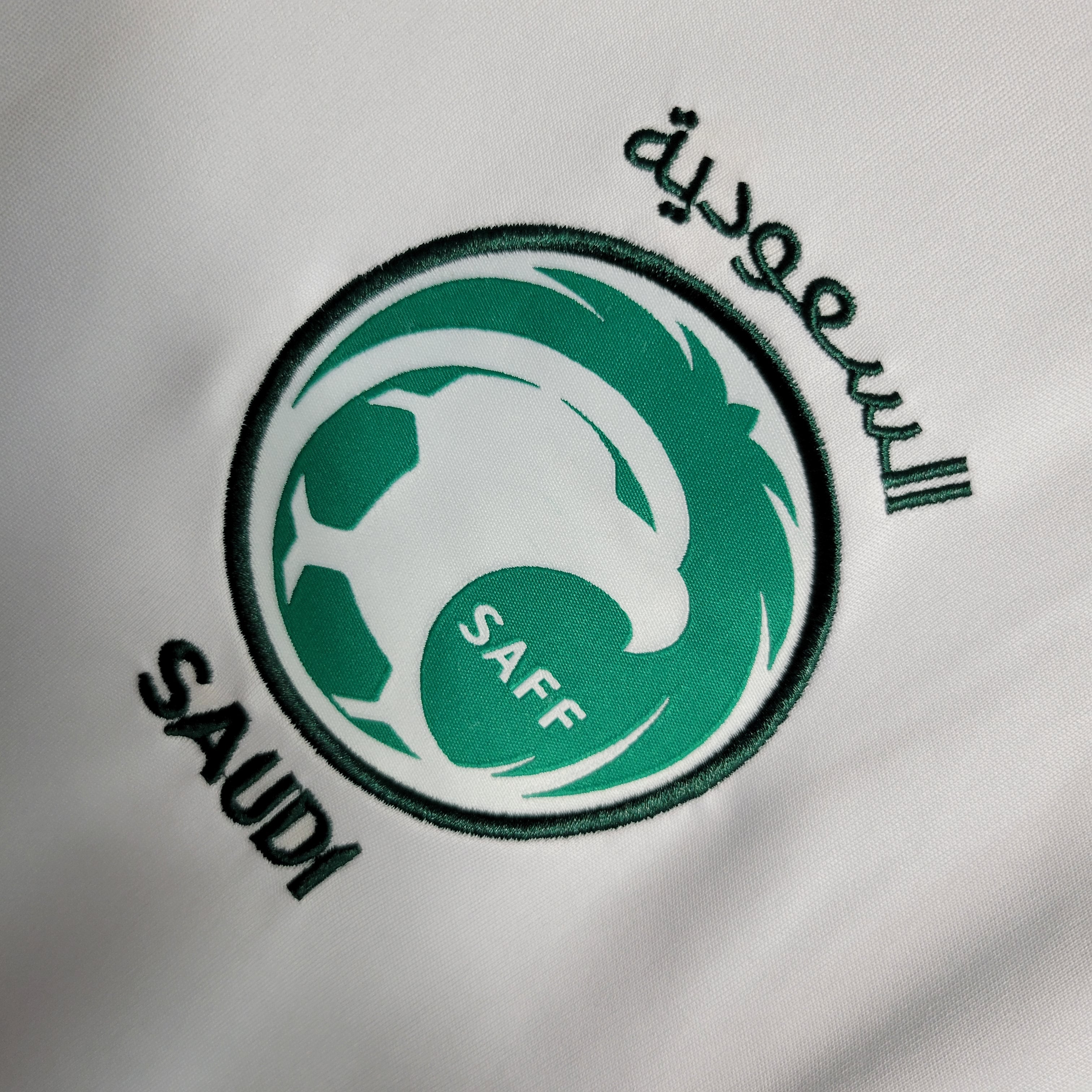 Saudi Arabia Away Soccer Jersey 2023/24 - White