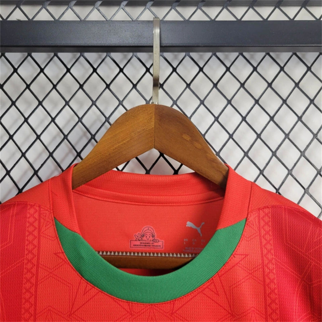 Morocco Hakim Ziyech 7 Home Soccer Jersey 2024/25