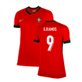 Women's Portugal Gonçalo Ramos 9 Home Soccer Jersey Euro 2024
