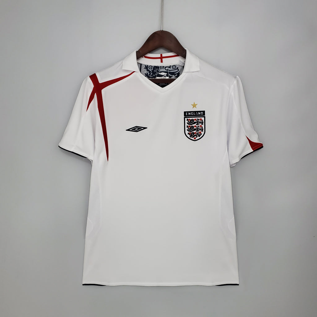 England Retro Home Soccer Jersey World Cup 2006