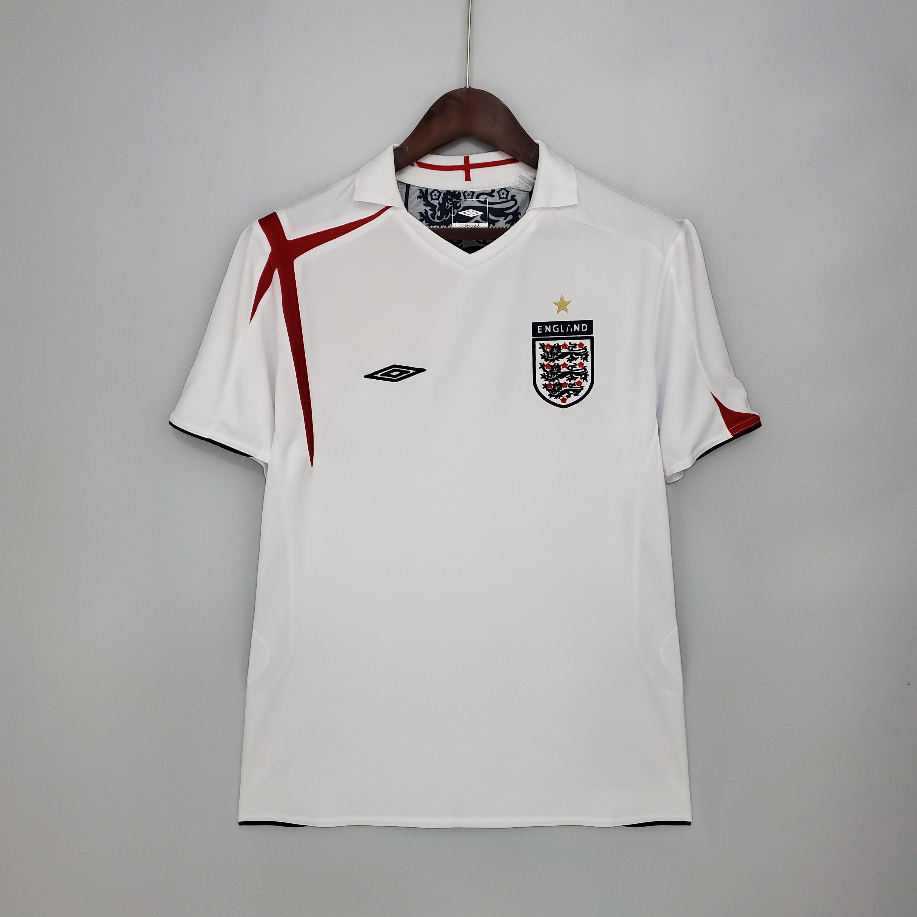England Retro Home Soccer Jersey World Cup 2006
