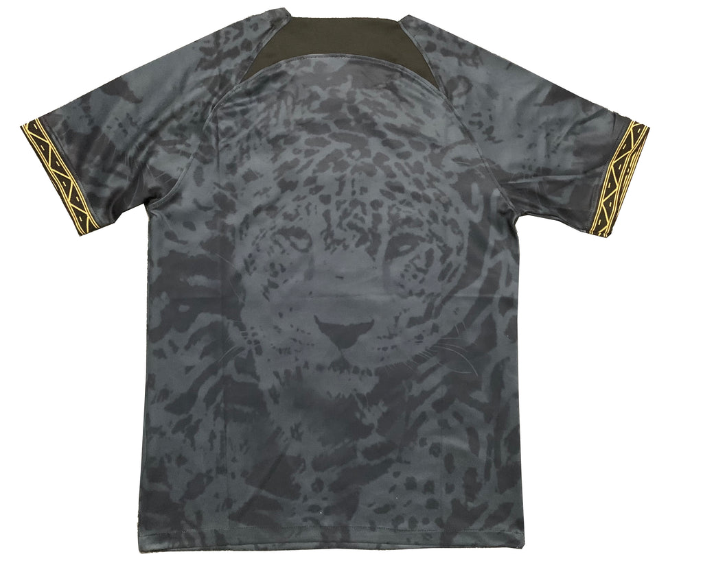 Brazil Limited Edition Soccer Jersey Leopard - Black