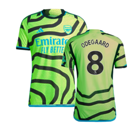 Arsenal Martin Odegaard 8 Away Soccer Jersey 2023/24