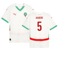 Morocco Nayef Aguerd 5 Away Soccer Jersey 2024/25