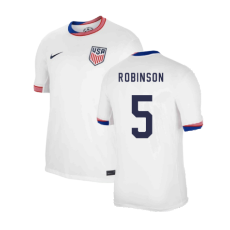 USA Antonee Robinson 5 Home Soccer Jersey 2024/25
