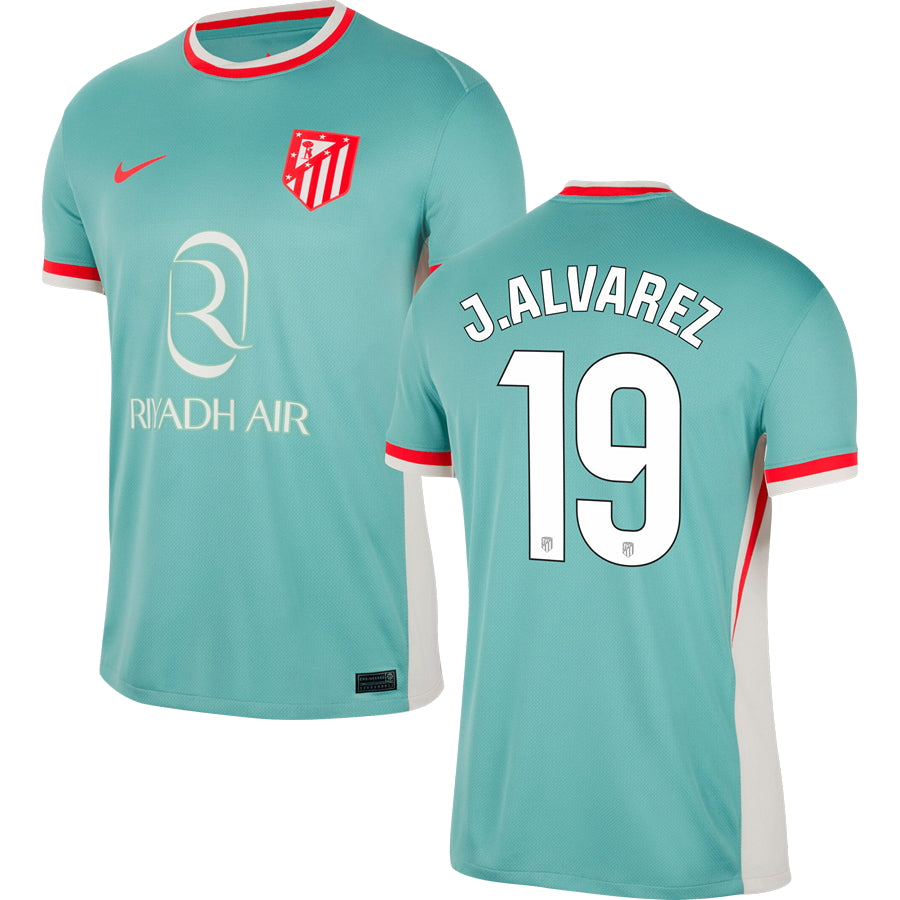 Atletico Madrid Julián Alvarez 19 Away Soccer Jersey 2024/25