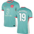 Atletico Madrid Julián Alvarez 19 Away Soccer Jersey 2024/25