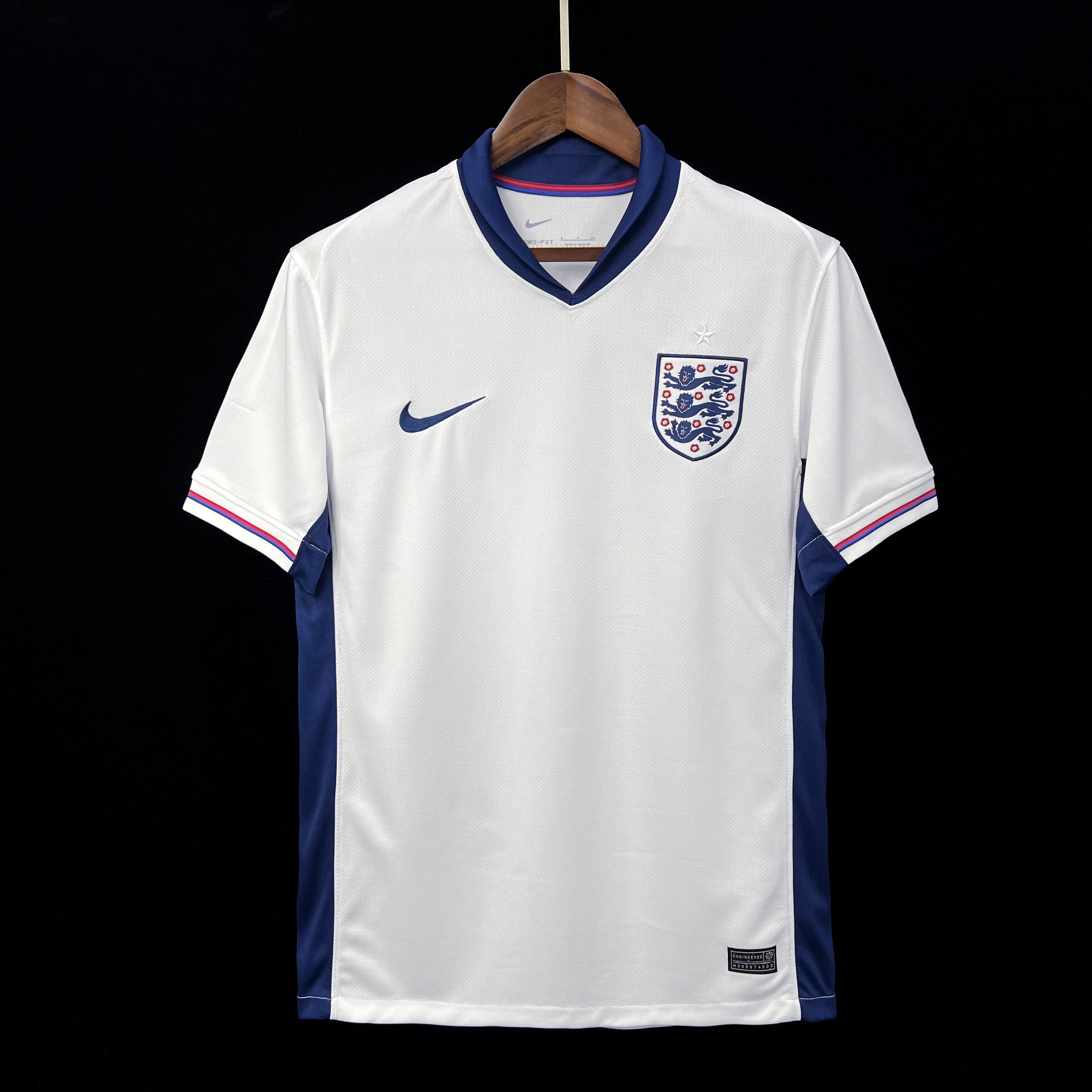England Paul Gascoigne 8 Home Soccer Jersey Euro 2024