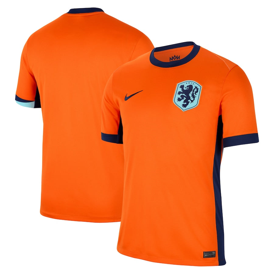 Netherlands Home Soccer Jersey UEFA Euro 2024 - Orange
