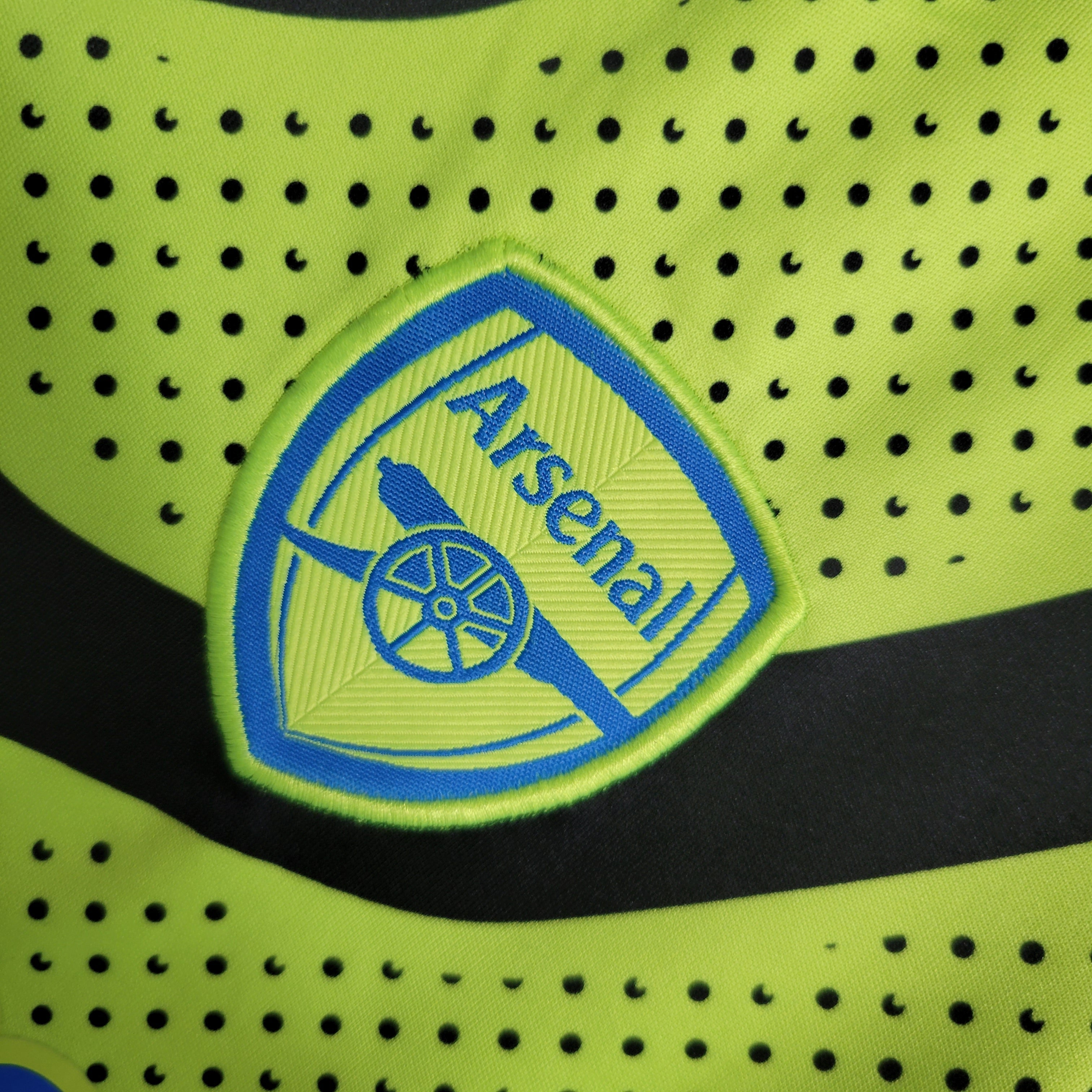 Arsenal Martin Odegaard 8 Kids Away Soccer Jersey 2023/24