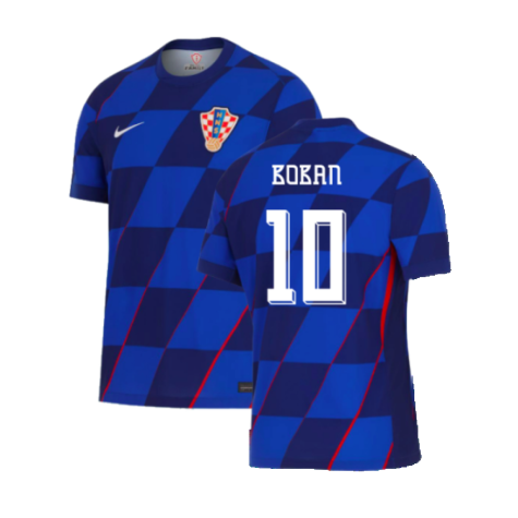 Croatia Zvonimir Boban 10 Away Soccer Jersey Euro 2024
