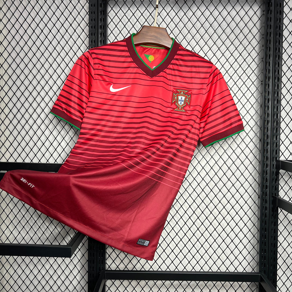 Portugal Cristiano Ronaldo 7 Retro Home Soccer Jersey World Cup 2018