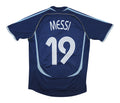 Argentina Lionel Messi 19 Away Retro Soccer Jersey World Cup 2006