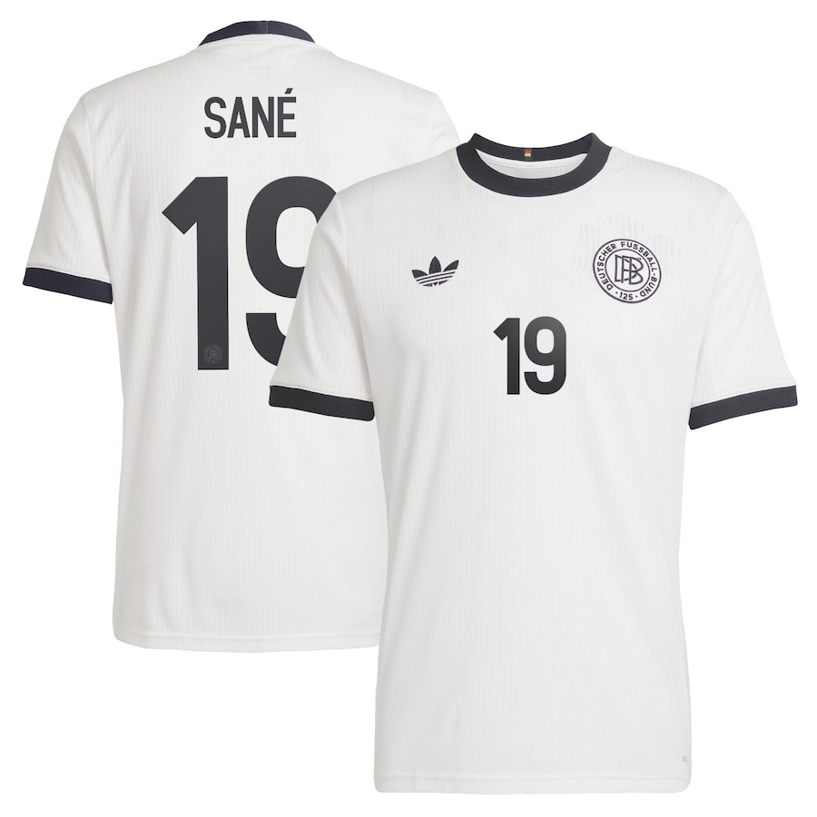 Germany 125 Anniversary Leroy Sane 19 Home Soccer Jersey 2024-2025