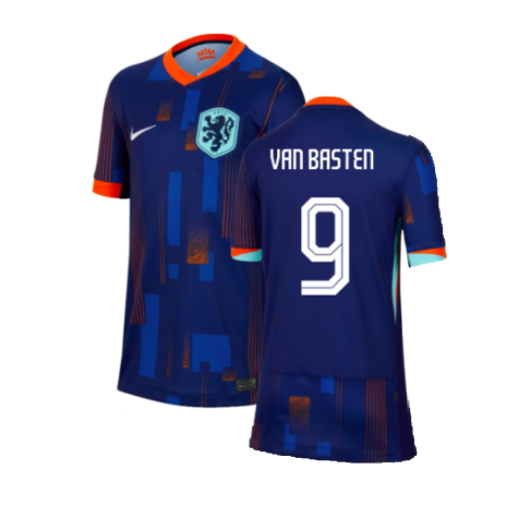 Netherlands Marco van Basten 9 Away Soccer Jersey Euro 2024