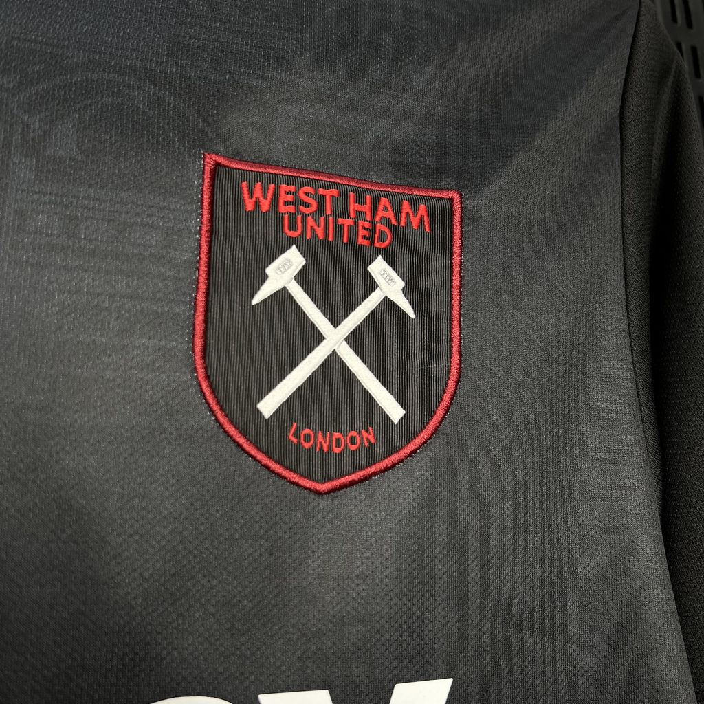 West Ham United Declan Rice 41 Away Soccer Jersey 2024/25