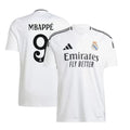 Real Madrid Kylian Mbappé 9 Home Soccer Jersey 2024/25