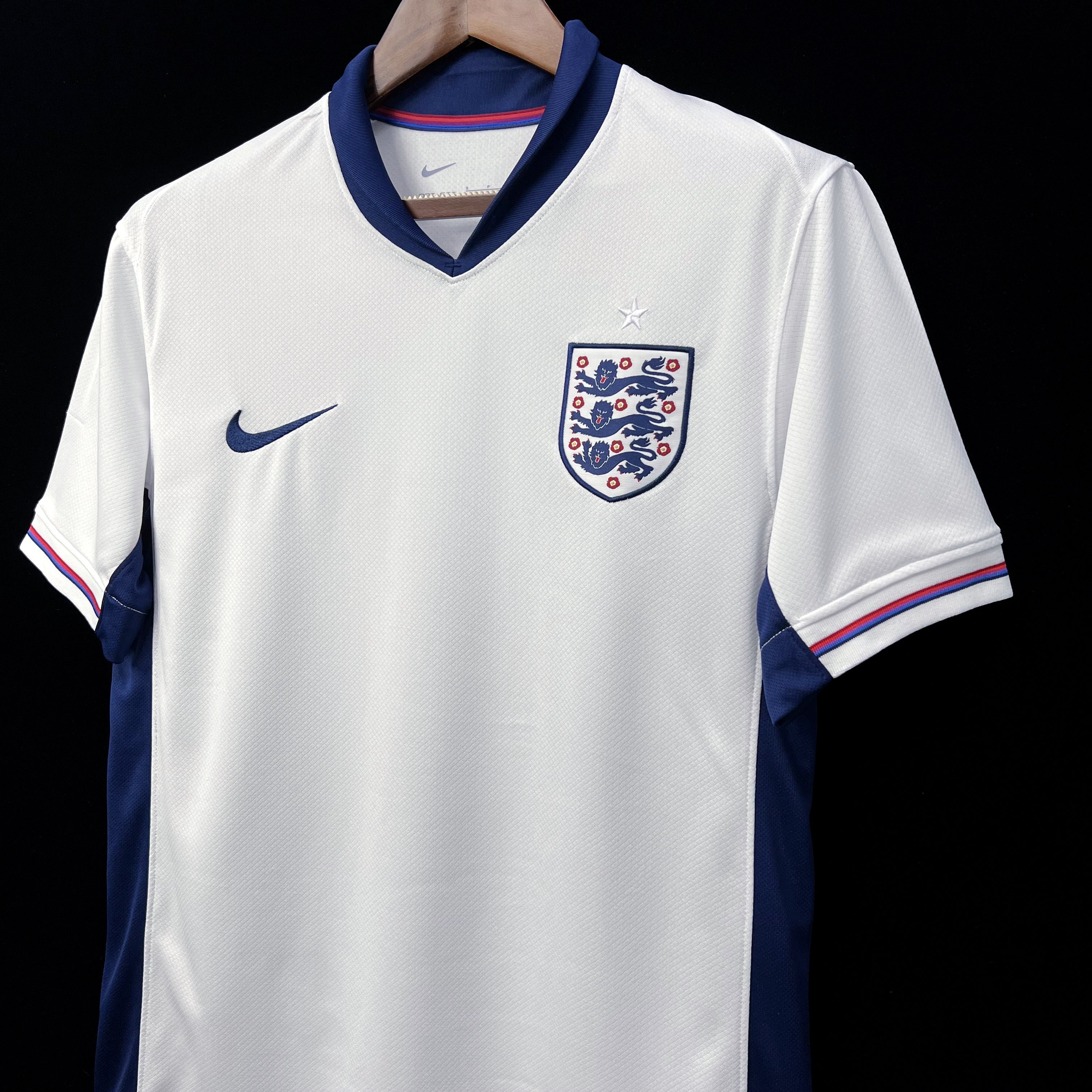 England Paul Gascoigne 8 Home Soccer Jersey Euro 2024