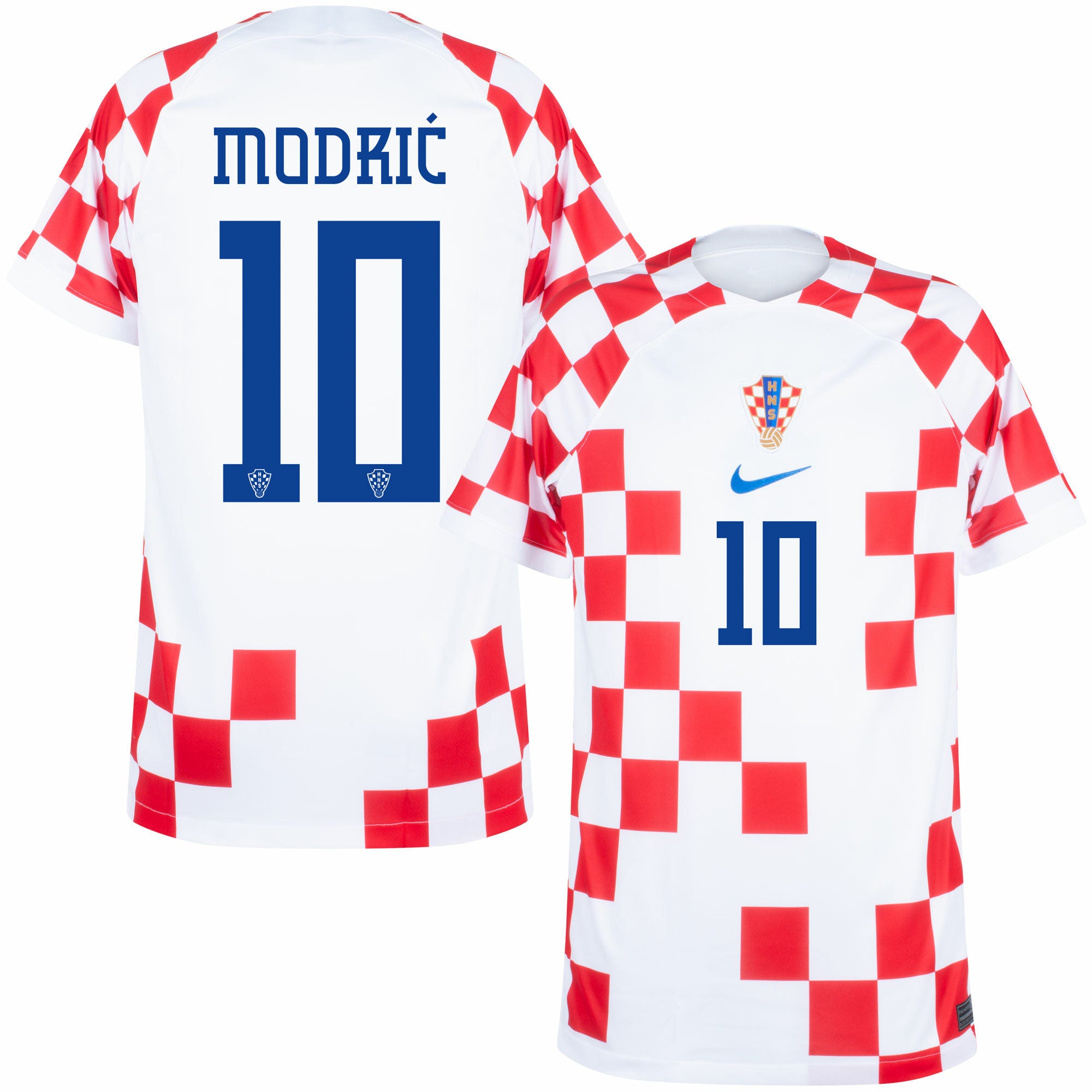 Croatia Luka Modrić 10 Home Soccer Jersey World Cup 2022