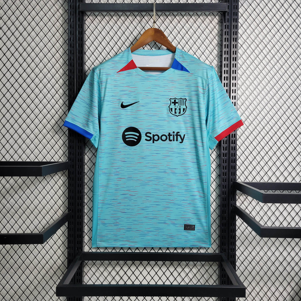 FC Barcelona Robert Lewandowski 9 Third Soccer Jersey 2023/24