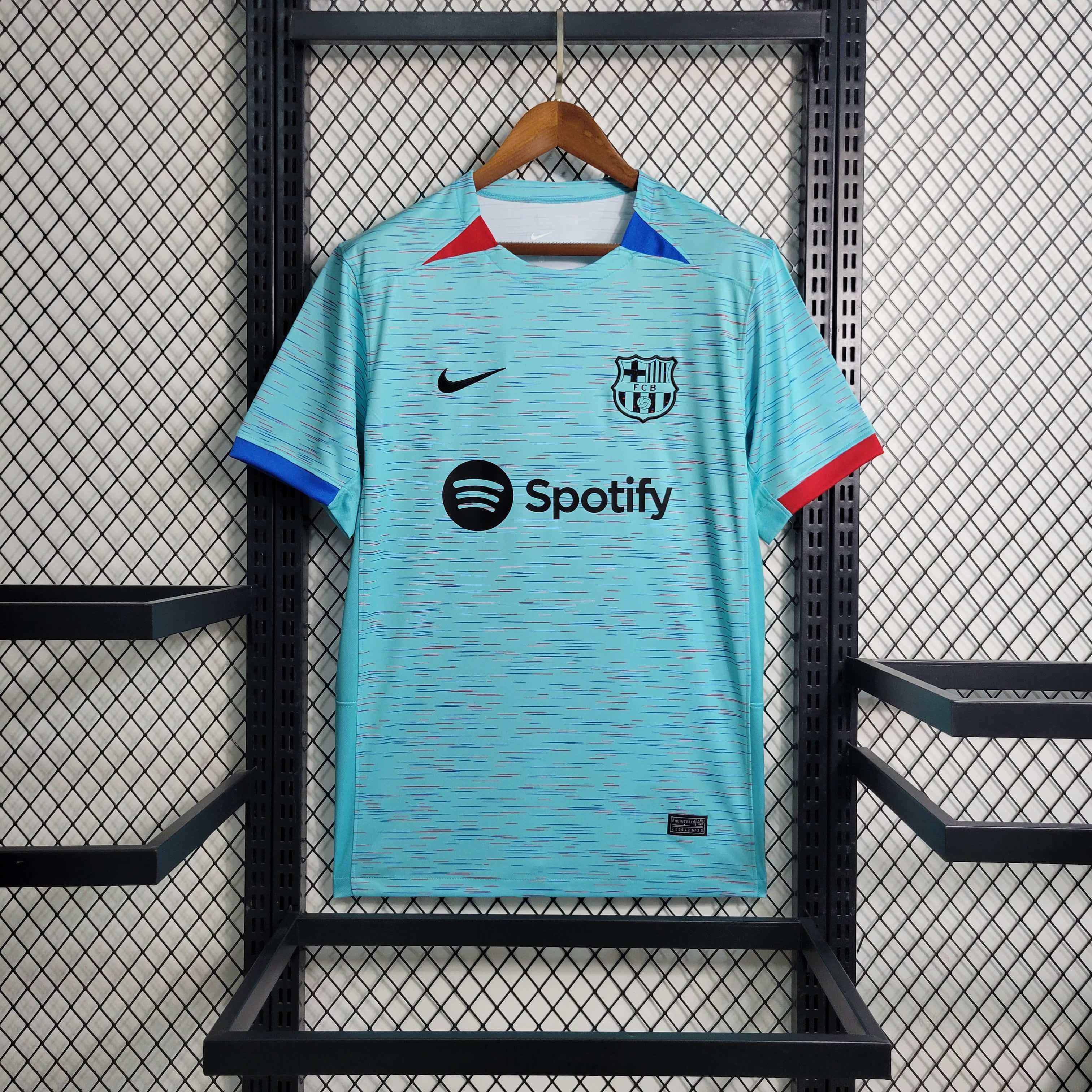 FC Barcelona Robert Lewandowski 9 Third Soccer Jersey 2023/24