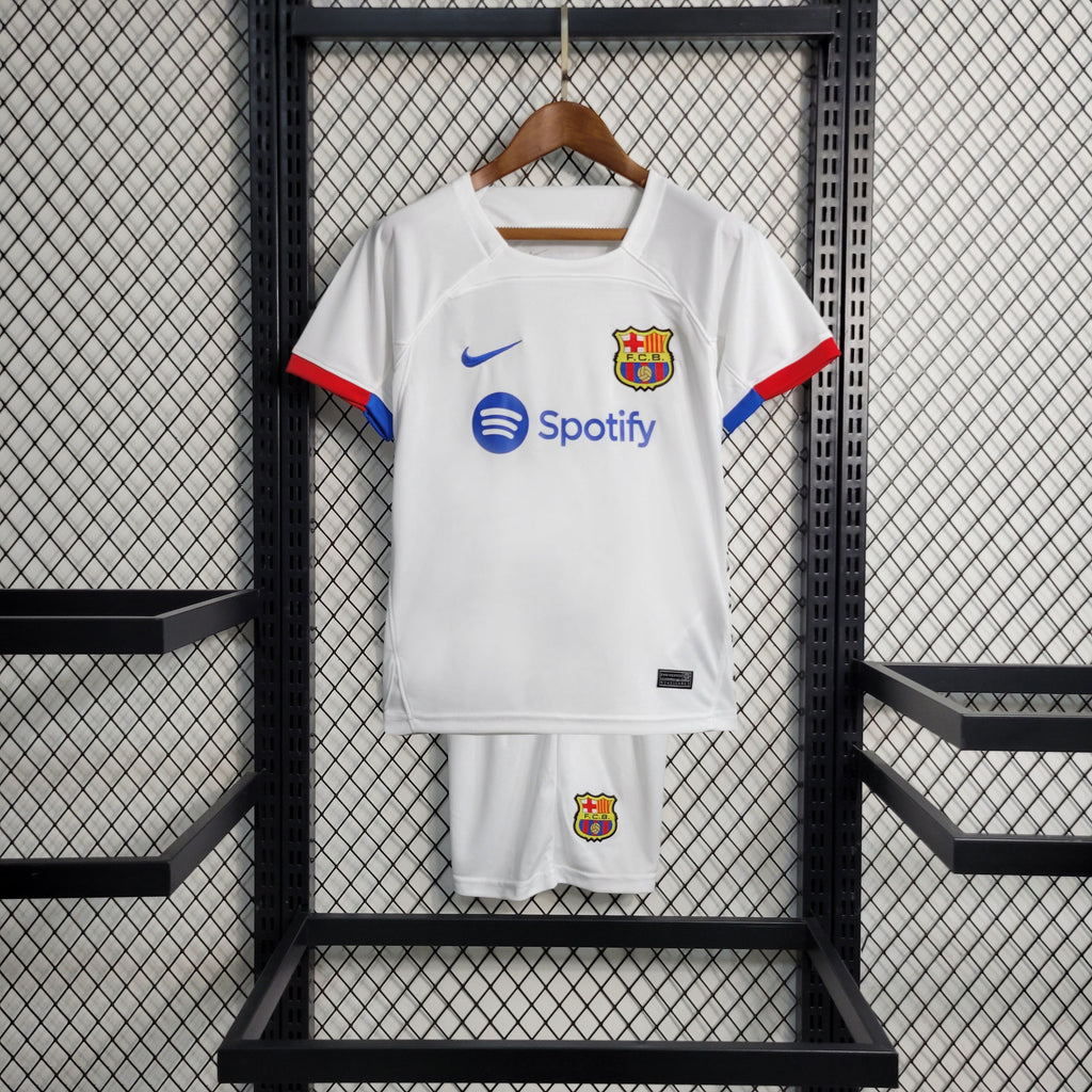 FC Barcelona Raphinha 22 Kids Away Soccer Jersey 2023/24