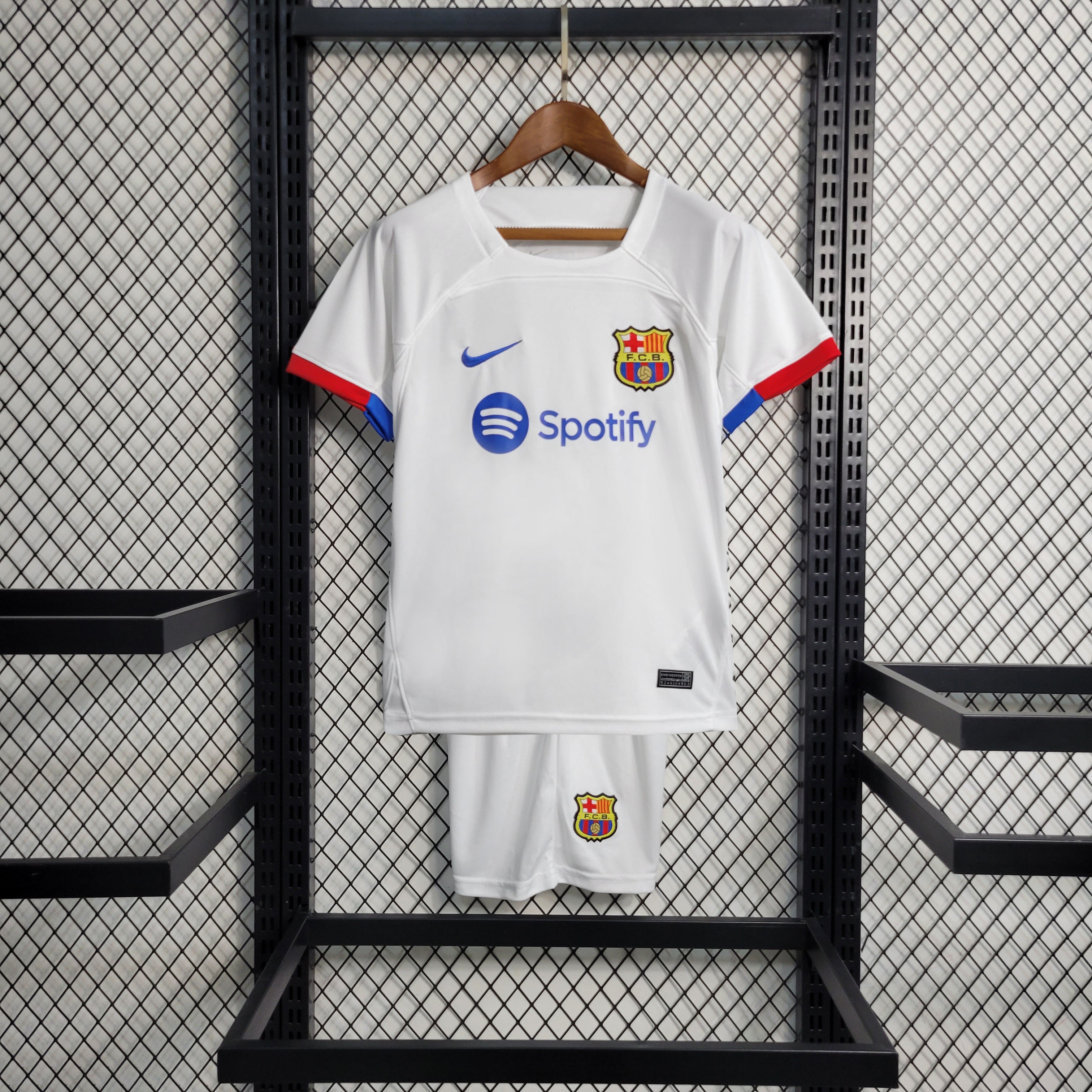 FC Barcelona Pedri 8 Kids Away Soccer Jersey 2023/24