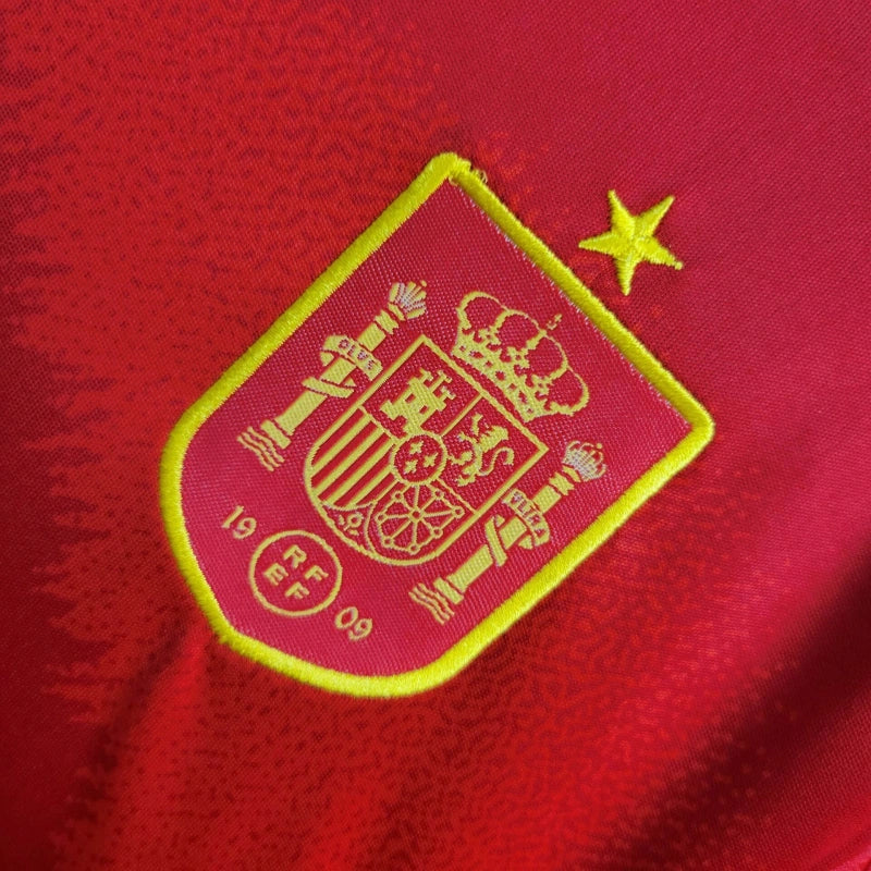 Spain Koke 8 Kids Home Soccer Jersey Euro 2024