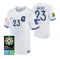 France Vicki Becho 23 Men's Away Soccer Jersey World Cup 2023