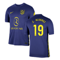 Atletico Madrid Julián Alvarez 19 Away Soccer Jersey 2025-2026