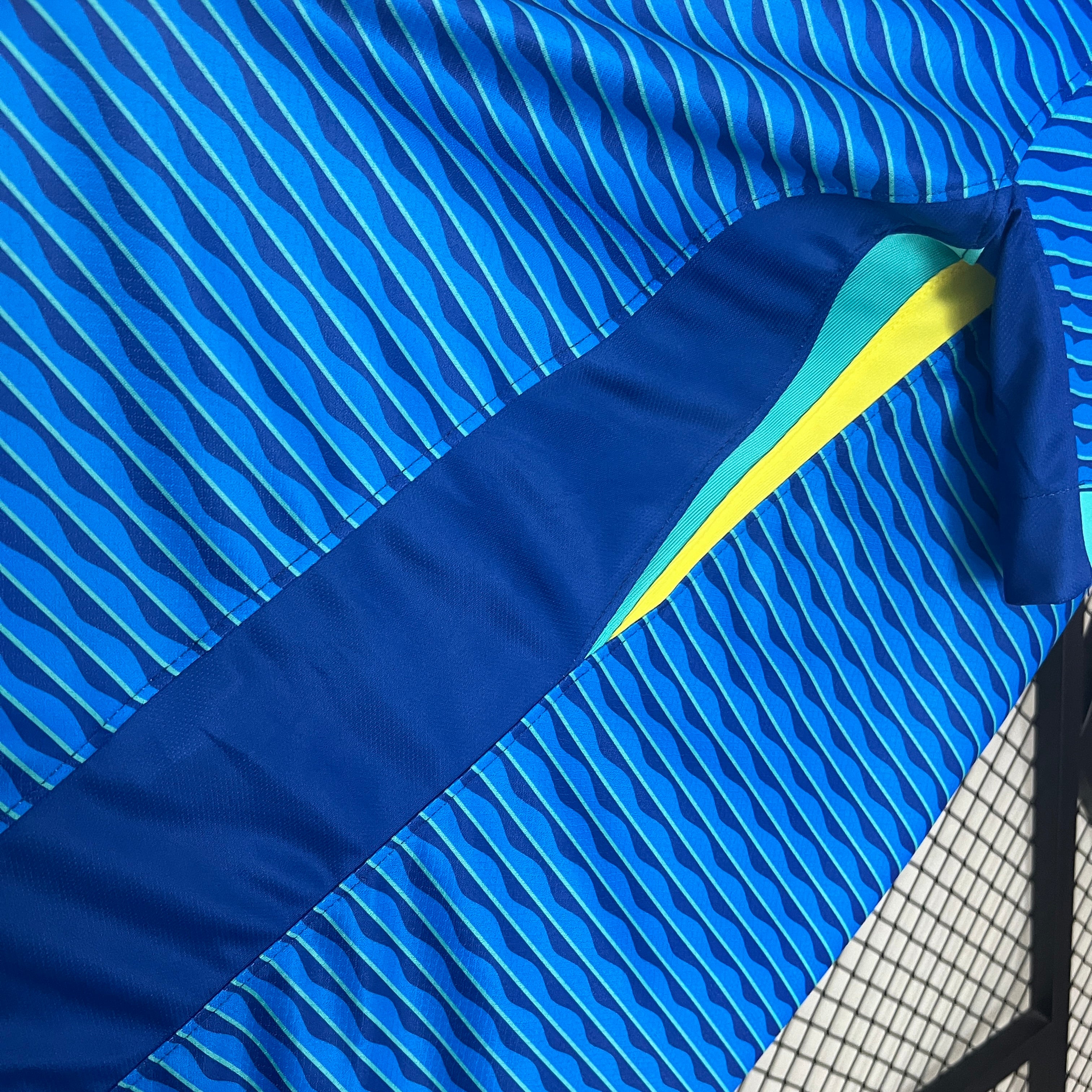 Brazil Vini Jr 7 Away Soccer Jersey 2024/25