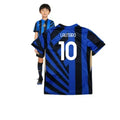 Inter Milan Lautaro Martinez 10 Kids Home Soccer Jersey 2024/25
