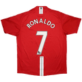 Manchester United Cristiano Ronaldo 7 Retro Home Soccer Jersey 2007-2008