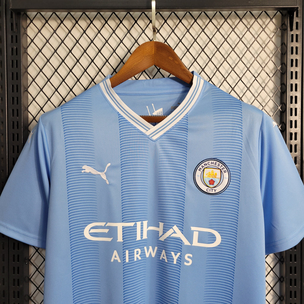 Man City Erling Haaland 9 Home Soccer Jersey 2023/24
