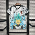 Japan X Dragonball Saiyajin Special Edition Soccer Jersey 2024/25 - White