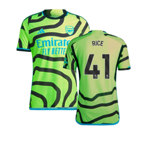 Arsenal Declan Rice 41 Away Soccer Jersey 2023/24