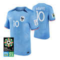 France Kylian Mbappe 10 Home Soccer Jersey World Cup 2023