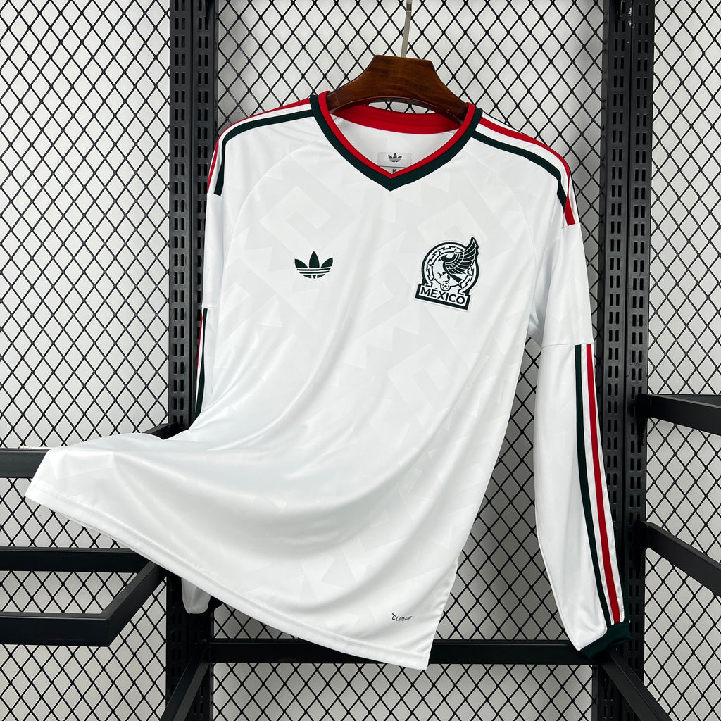 Mexico Long Sleeve Away Soccer Jersey World Cup 2026