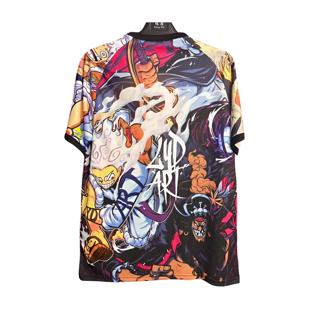 Japan One Piece Monkey D. Luffy Special Edition Soccer Jersey 2024/25 - Black