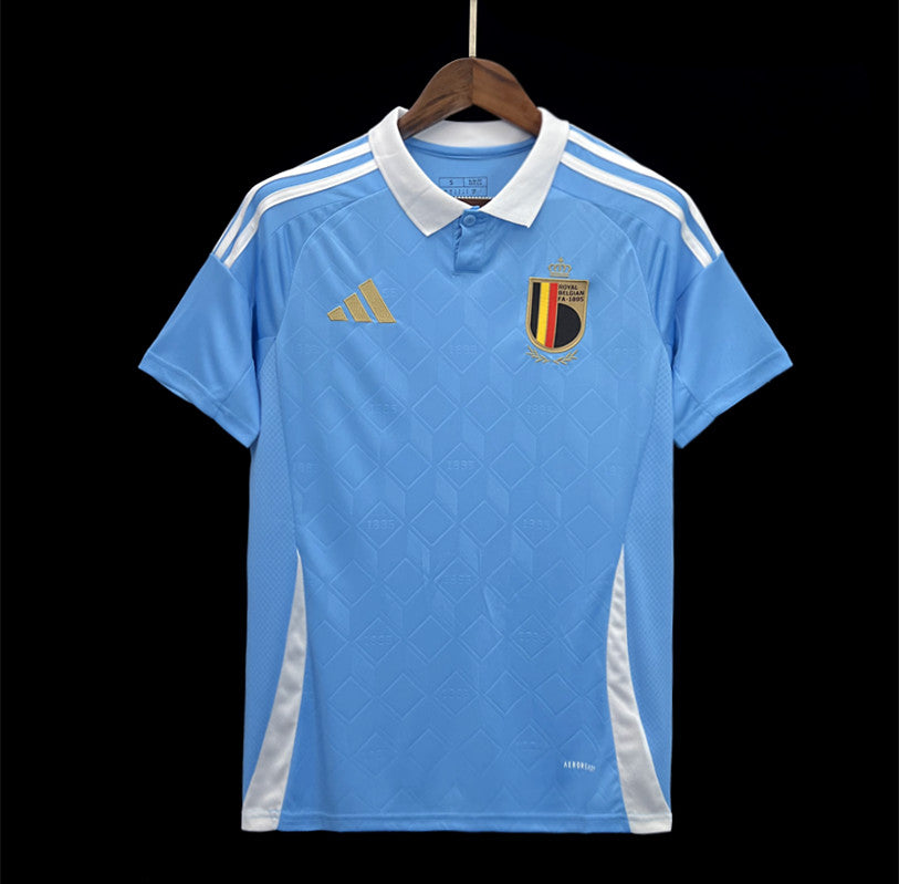 Belgium Yannick Carrasco 11 Away Soccer Jersey UEFA Euro 2024
